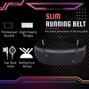 Slim Running Belt, Bounce Free Fanny Pack Phone Holder(Black)