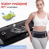 Slim Running Belt, Bounce Free Fanny Pack Phone Holder(Black/4 Grey Zippers)