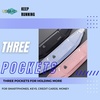 Slim Running Belt, Bounce Free Fanny Pack Phone Holder(Dark Blue)