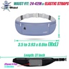 Slim Running Belt, Bounce Free Fanny Pack Phone Holder(Dark Blue)