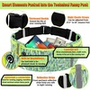 Slim Running Belt, Bounce Free Fanny Pack Phone Holder(Green)