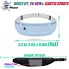Slim Running Belt, Bounce Free Fanny Pack Phone Holder(Light Blue)