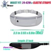Slim Running Belt, Bounce Free Fanny Pack Phone Holder(Light Grey)