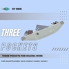 Slim Running Belt, Bounce Free Fanny Pack Phone Holder(Light Grey)