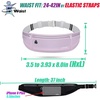 Slim Running Belt, Bounce Free Fanny Pack Phone Holder(Light Purple)