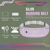 Slim Running Belt, Bounce Free Fanny Pack Phone Holder(Light Purple)