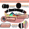 Slim Running Belt, Bounce Free Fanny Pack Phone Holder(Orange)
