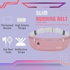 Slim Running Belt, Bounce Free Fanny Pack Phone Holder(Red)