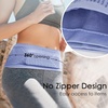 Slim Running Belt, No-Bounce Hidden Waist Pack with 360° Opening for Soft Flask, Cellphones, Keys or Gels, Grey, Small(Purple)