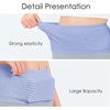 Slim Running Belt, No-Bounce Hidden Waist Pack with 360° Opening for Soft Flask, Cellphones, Keys or Gels, Grey, Small(Purple)