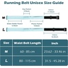 Slim Running Belt for Men and Women, Running Waist Pack(Cyan-medium)