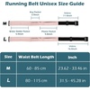 Slim Running Belt for Men and Women, Running Waist Pack(Pink-medium)