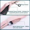 Slim Running Belt for Men and Women, Running Waist Pack(Pink-medium)