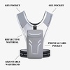 Tikaton Running Vest with Adjustable Waistband & Smart Materials(Gray)