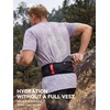UTOBEST Running Belt for Men & Women, No Bounce Running Waist Pack, B7 Pro(Black)