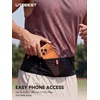 UTOBEST Running Belt for Men & Women, No Bounce Running Waist Pack, B7 Pro(Black)