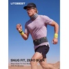 UTOBEST Running Belt for Men & Women, No Bounce Running Waist Pack, B7 Pro(Grey)