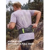 UTOBEST Running Belt for Men & Women, No Bounce Running Waist Pack, B7 Pro(Grey)