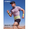 UTOBEST Running Belt for Men & Women, No Bounce Running Waist Pack, B7 Pro(Pink)