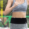 Universal One Size Waist Pack, Black, Water Resistant, Secure Pockets, Comfortable Design