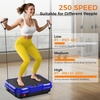 Vibration Plate Exercise Machine Vibrating Plate for Lymphatic Drainage(Blue)