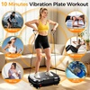 Vibration Plate Exercise Machine Vibrating Plate for Lymphatic Drainage(Dark)