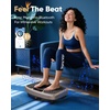 Vibration Plate Exercise Machine Vibration for Lymphatic Drainage Fitness Equipment for Strength Toning Premium Home Workout Equipment with 1-200 Speed Settings for Fitness (Gold)(Classic Gold)