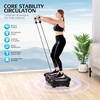 Vibration Plate Exercise Machine, Whole-Body Fitness Vibration Platform with Remote Control, Foot Massage Nodes, Speed & Multiple Preset Modes, Compact Home Workout Equipment(Midnight-black)
