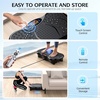 Vibration Plate Exercise Machine, Whole-Body Fitness Vibration Platform with Remote Control, Foot Massage Nodes, Speed & Multiple Preset Modes, Compact Home Workout Equipment(Midnight-black)