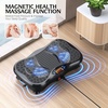 Vibration Plate Exercise Machine, Whole-Body Fitness Vibration Platform with Remote Control, Foot Massage Nodes, Speed & Multiple Preset Modes, Compact Home Workout Equipment(Midnight-black)