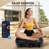 Vibration Plate Exercise Machine for Full Body Lymphatic Drainage(Black)