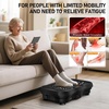 Vibration Plate Exercise Machine for Full Body Lymphatic Drainage(Black)