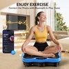 Vibration Plate Exercise Machine for Full Body Lymphatic Drainage(Blue)