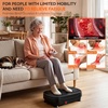 Vibration Plate Exercise Machine for Full Body Lymphatic Drainage(Carbon Black)
