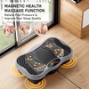Vibration Plate Exercise Machine for Full Body Lymphatic Drainage(Gray)