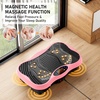 Vibration Plate Exercise Machine for Full Body Lymphatic Drainage(Pink)