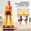 Vibration Plate Exercise Machine for Full Body Lymphatic Drainage(Pink)