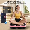 Vibration Plate Exercise Machine for Full Body Lymphatic Drainage(Pink)