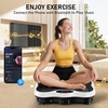 Vibration Plate Exercise Machine for Full Body Lymphatic Drainage(White)