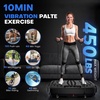 Vibration Plate for Lymphatic Drainage with 7 Modes, Vibration Plate Exercise Machine, Powerful 150W Motor, Speaker with Music, Full Body Workout with 199 Speeds for Women Men, 450 Lbs Capacity(Black)