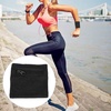Wrist Wallet Bag – Breathable Sweatband with Key Holder, Coin Storage for Running, Cycling, Gym (Black)
