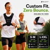 ZelaFit™ Running Phone Holder Vest for Women & Men – Lightweight Running Gear and Everyday Running Essentials – Chest Rig Phone Holder for Running (Black)(Small-Medium)