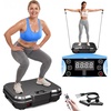 AoraPulse Vibration Plate for Lymphatic Drainage with 9 Programs 250 Speeds(Black)