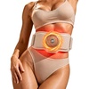 INIA TURBO Ab Vibration Belt for Belly Toning, Waist Trainer for Women Gold