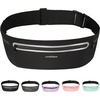 Running Belt for Women & Men-Ultra Light Slim Running Belts(Black)