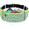 Slim Running Belt, Bounce Free Fanny Pack Phone Holder(Green)