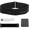 Slim Running Belt for Men and Women, Running Waist Pack(Black-large)