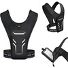 Tikaton Running Vest with Adjustable Waistband & Smart Materials(Black)