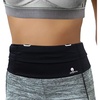 Universal One Size Waist Pack, Black, Water Resistant, Secure Pockets, Comfortable Design