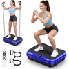 Vibration Plate Exercise Machine Vibrating Plate for Lymphatic Drainage(Blue)